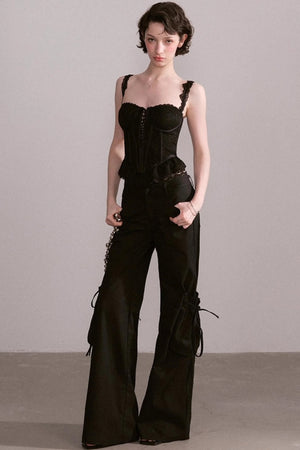 Laced Bustier Top