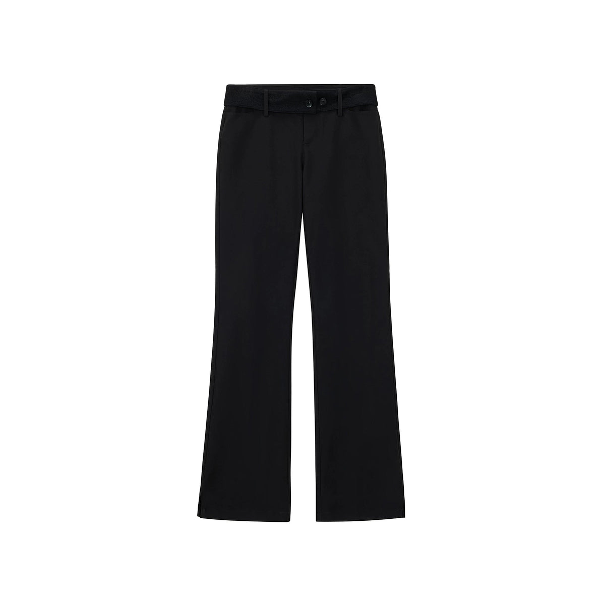 Laise Spliced Flared Pants