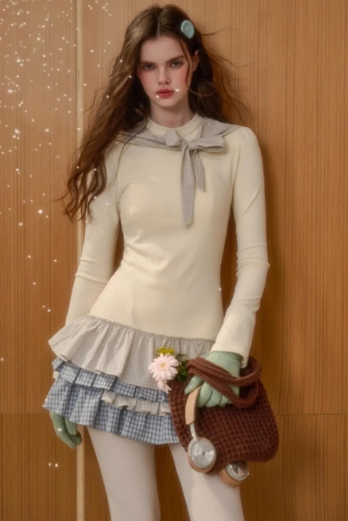 Lake Blue Vichy Dress