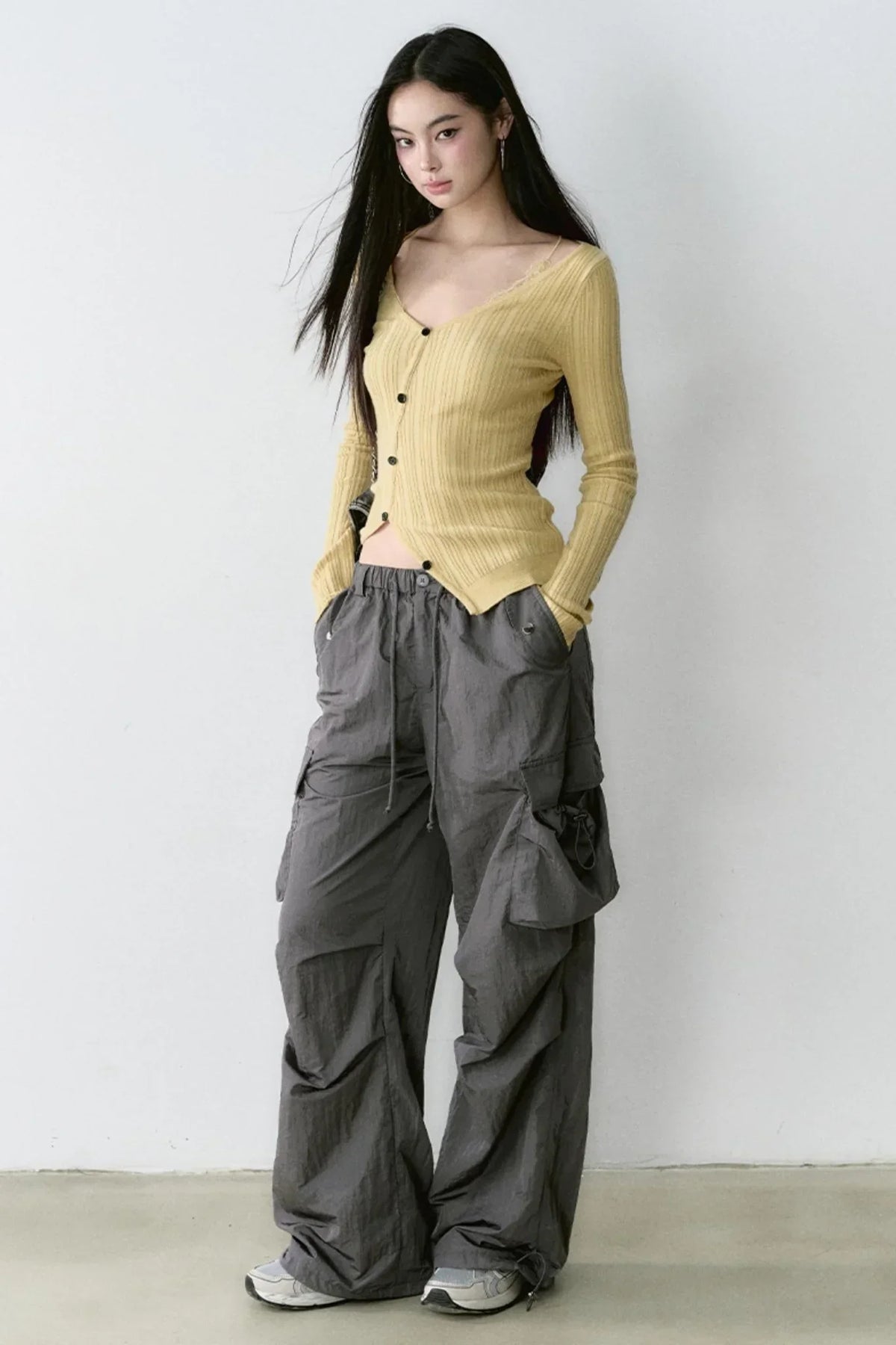 Large Pocket Loose Fit Cargo Pants