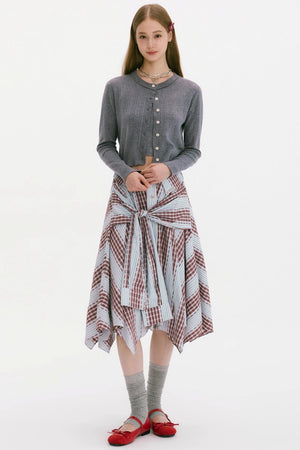 Late Summer Rhapsody Strap Skirt