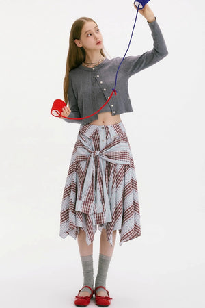 Late Summer Rhapsody Strap Skirt