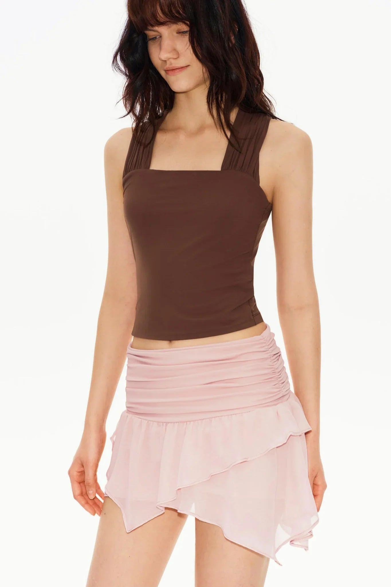 Layered Halter Neck Top