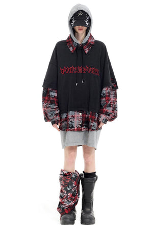 Layered Hooded T-shirt