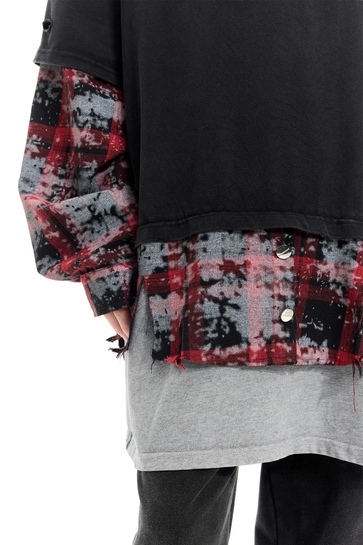 Layered Hooded T-shirt