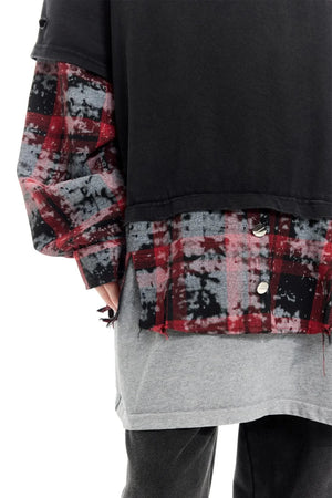 Layered Hooded T-shirt