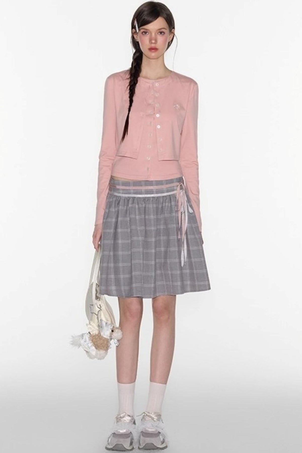 Layered Knitted Cardigan