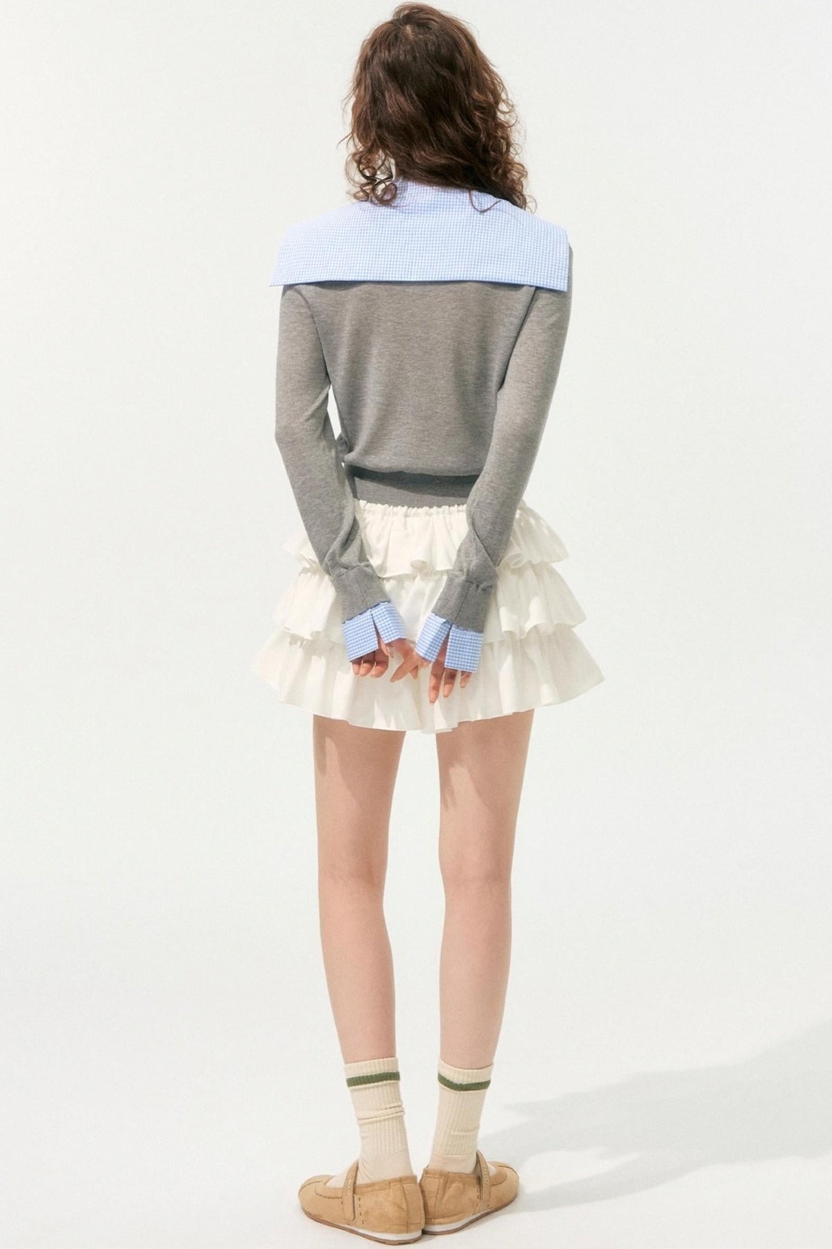 Layered Lace A-Line Culottes
