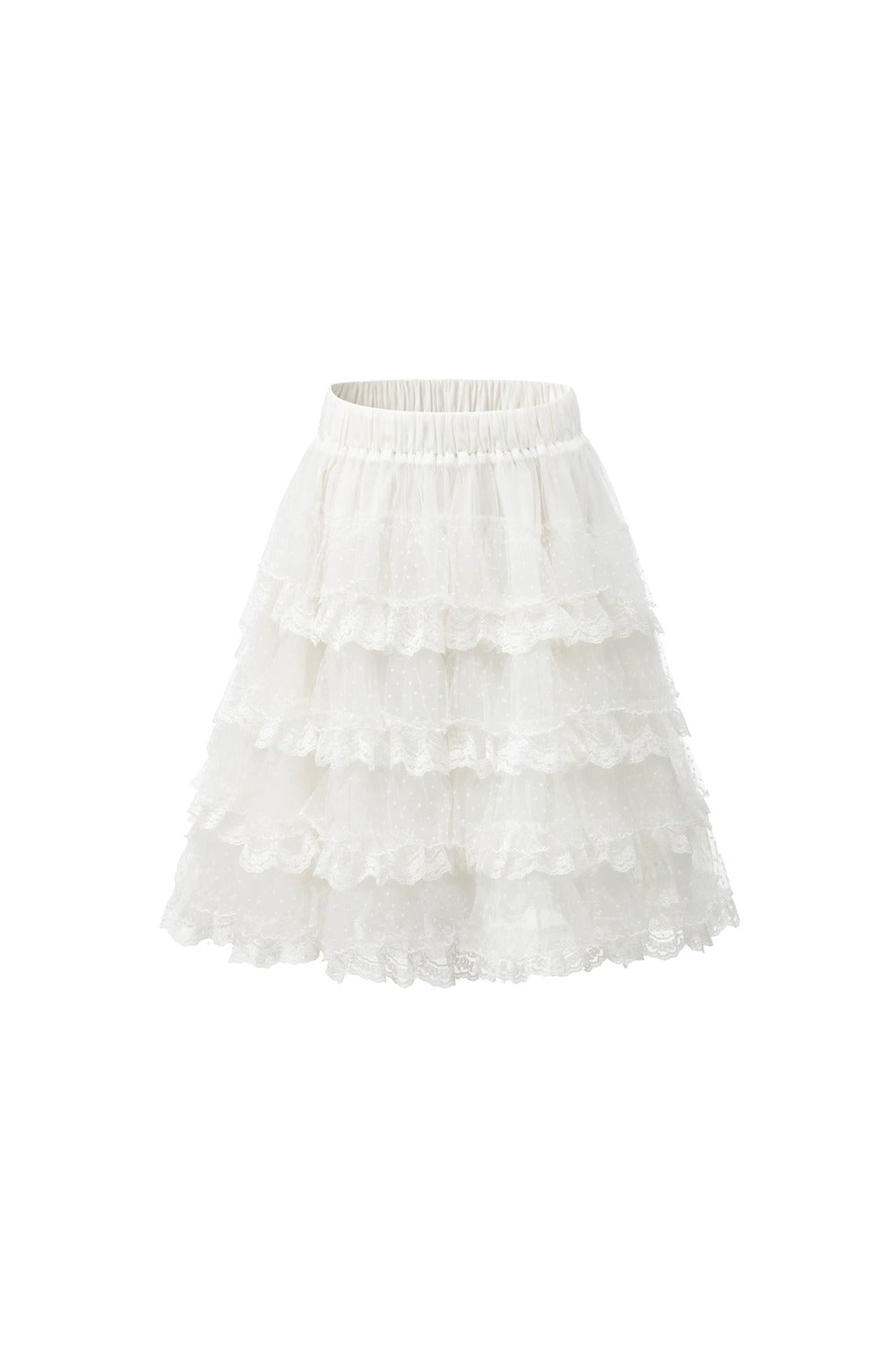 Layered Lace Cake Skirt