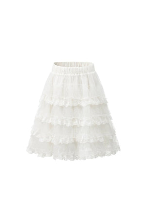 Layered Lace Cake Skirt