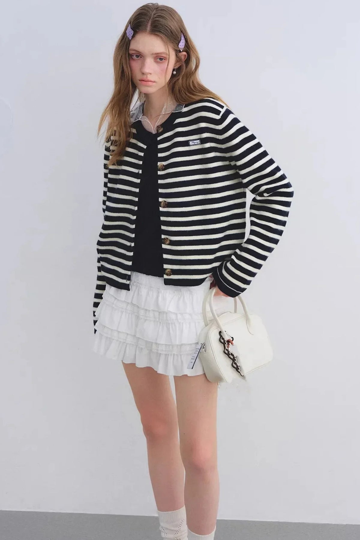 Layered Lace Patchwork Skirt