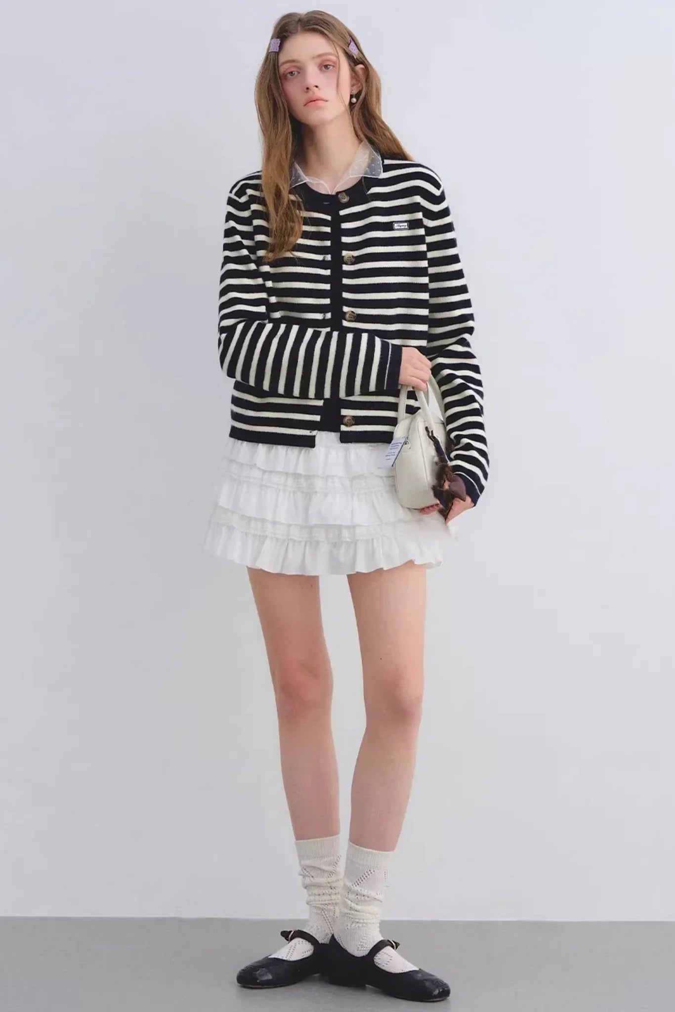 Layered Lace Patchwork Skirt