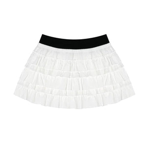 Layered Lace Patchwork Skirt