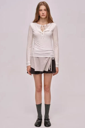 Layered Lace Patchwork Top