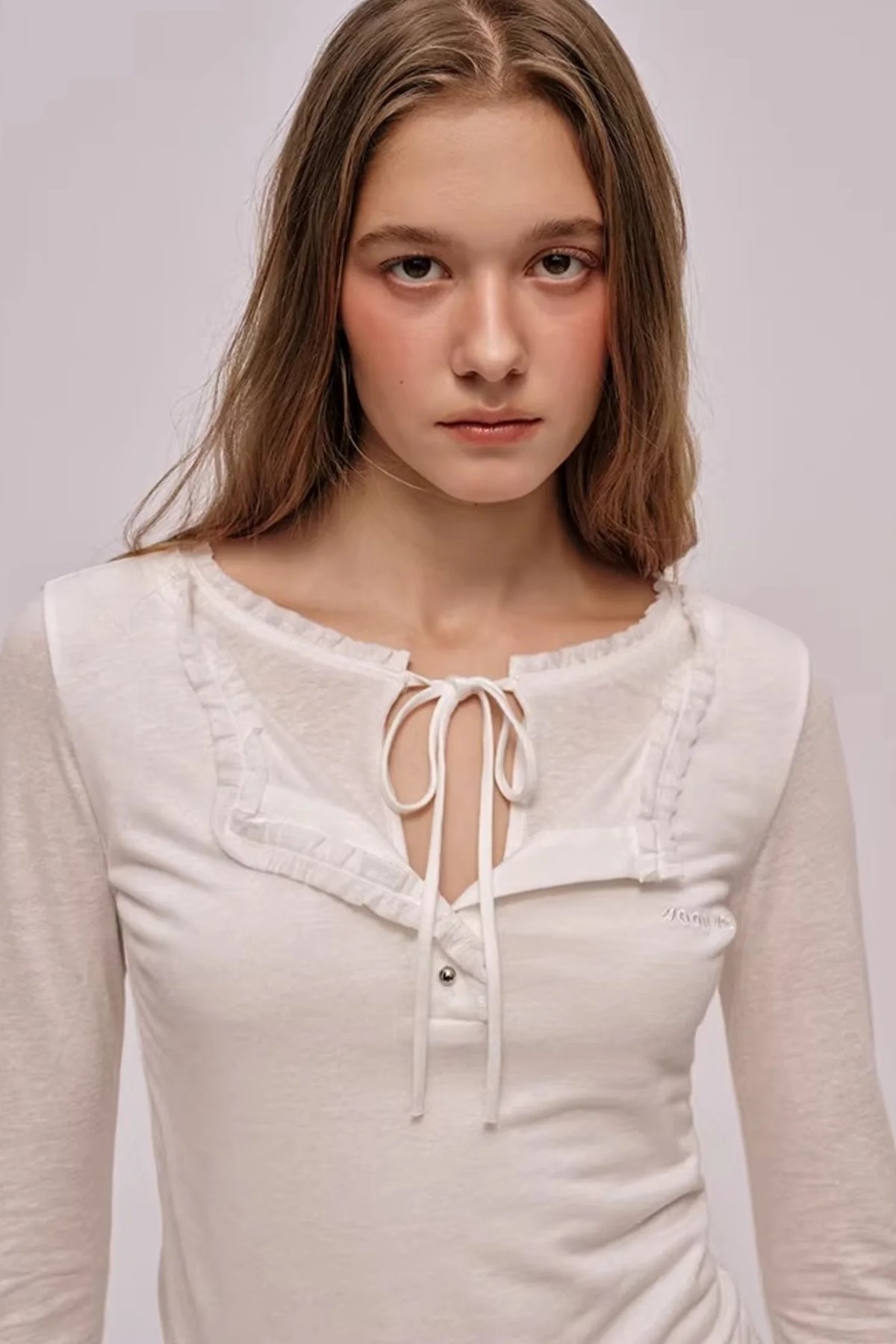 Layered Lace Patchwork Top