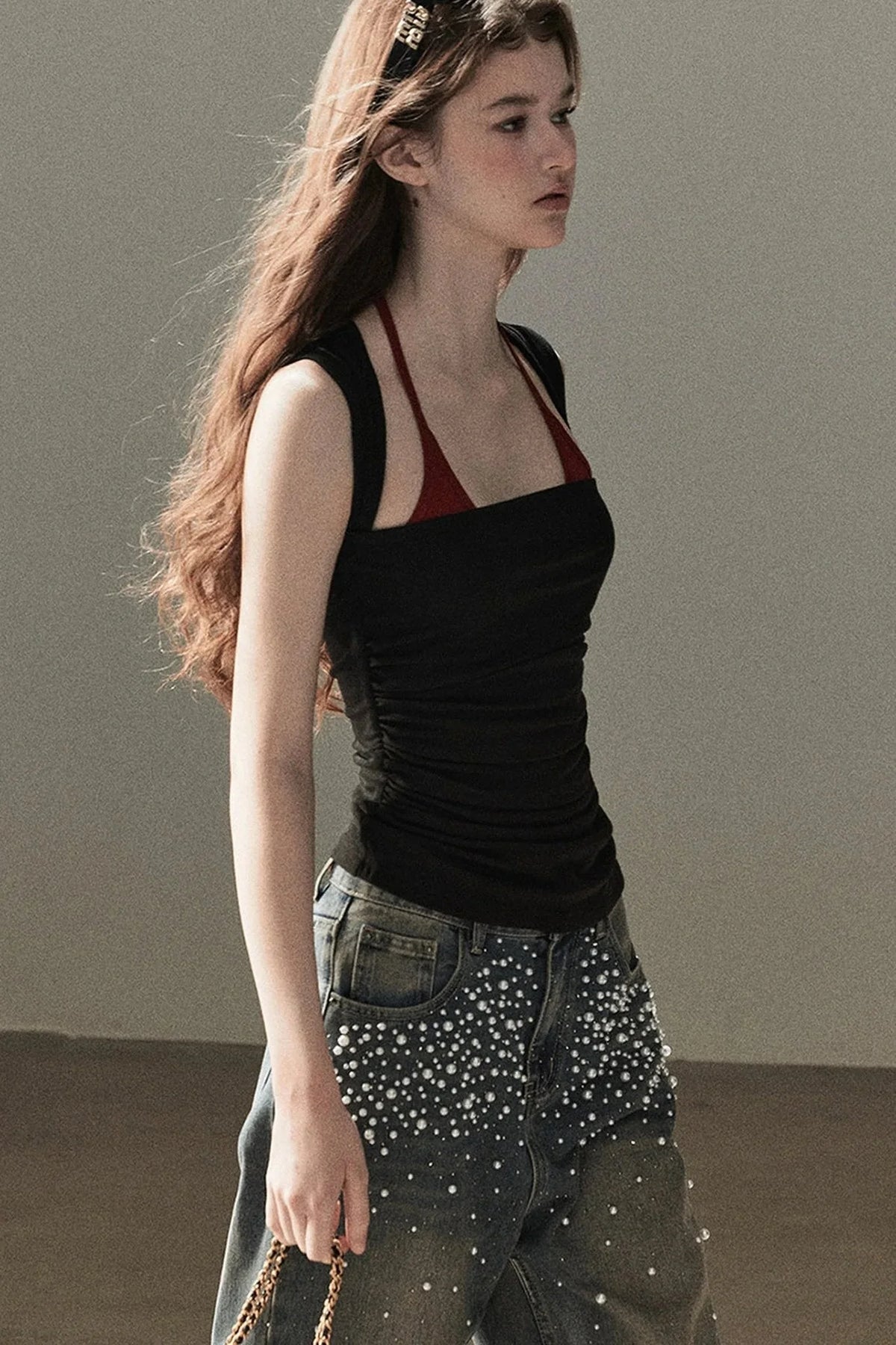 Layered-Look Halter Top