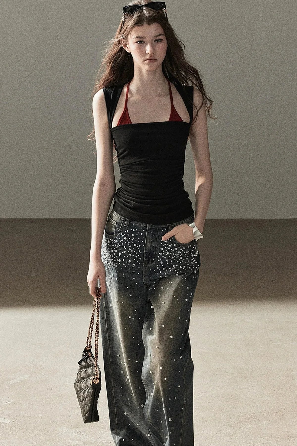 Layered-Look Halter Top