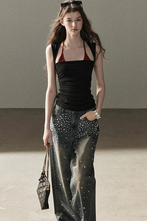 Layered-Look Halter Top