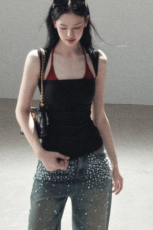 Layered-Look Halter Top