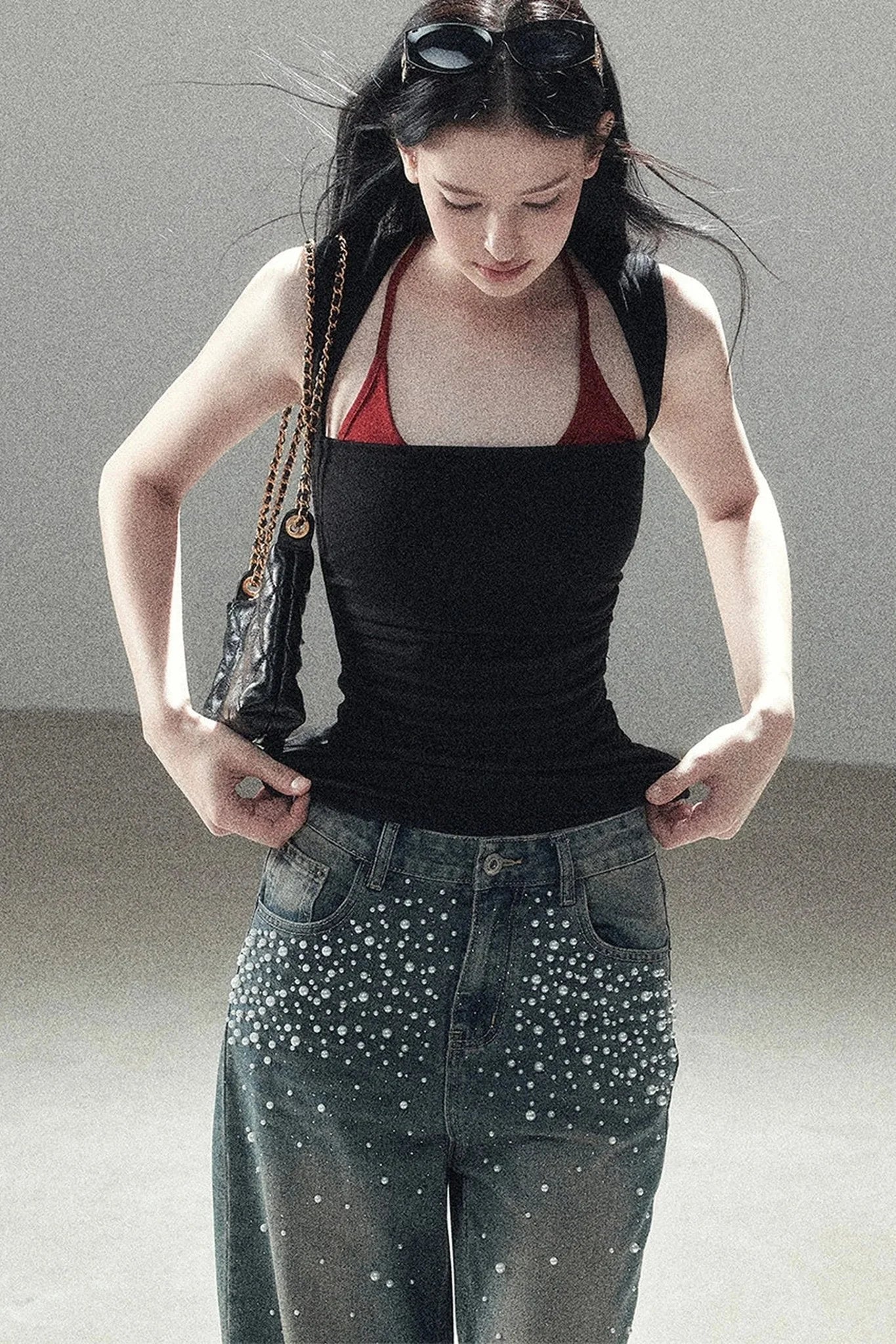Layered-Look Halter Top