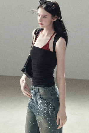 Layered-Look Halter Top
