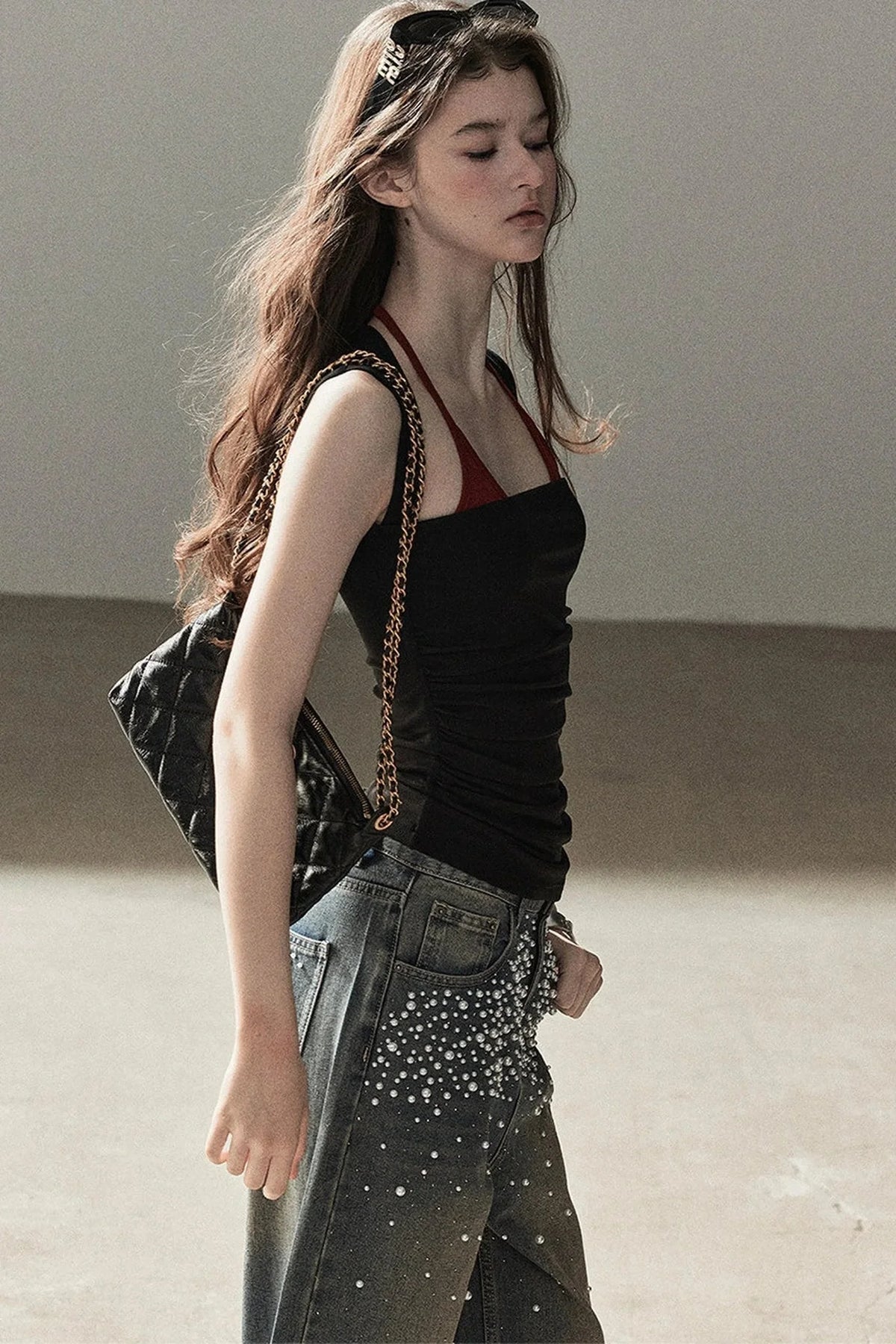 Layered-Look Halter Top