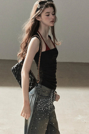 Layered-Look Halter Top