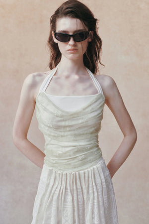 Layered-Look Halter Top