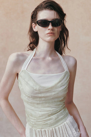 Layered-Look Halter Top