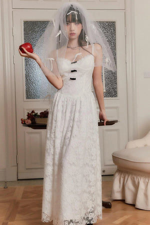 Layered Vintage Lace Dress Set-Up