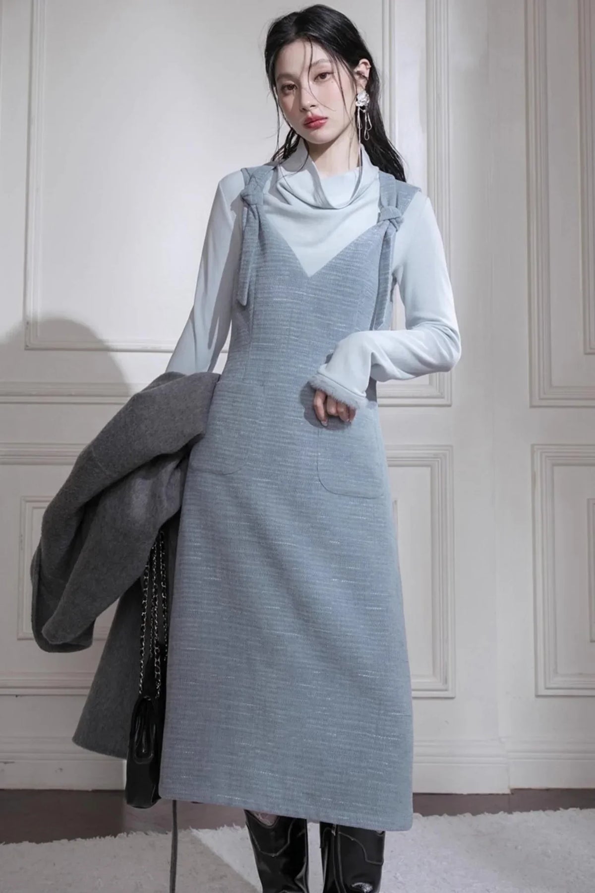 Layering Philosophy Chenille Tank Dress
