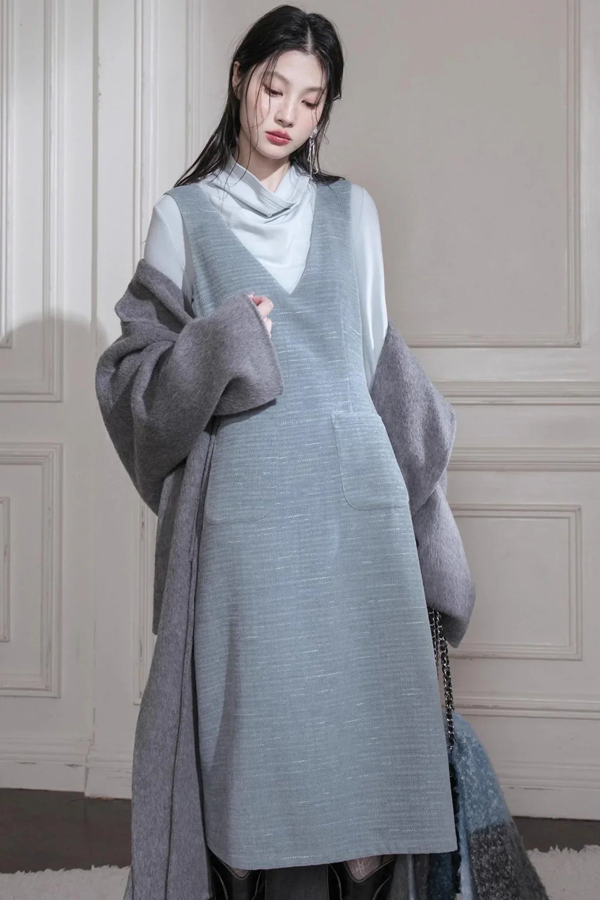Layering Philosophy Chenille Tank Dress
