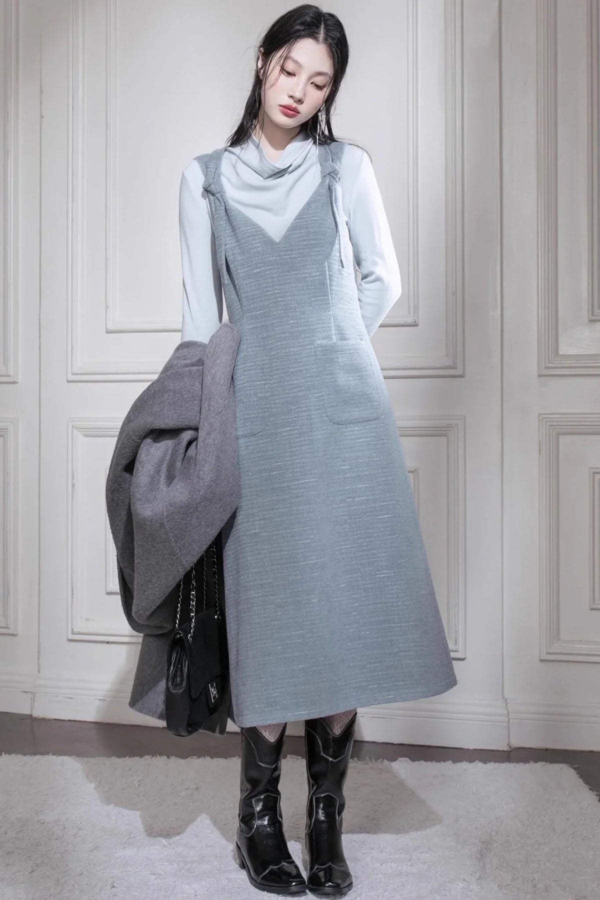 Layering Philosophy Chenille Tank Dress