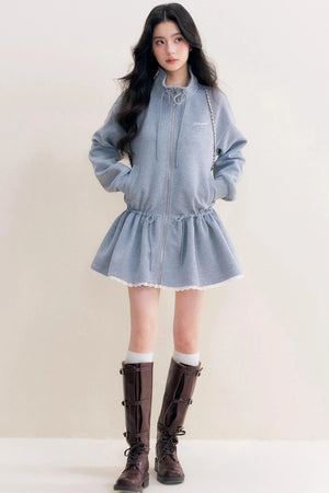 Lazy Casual Sweatshirt Dress