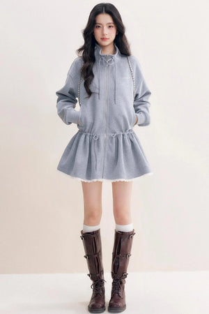 Lazy Casual Sweatshirt Dress