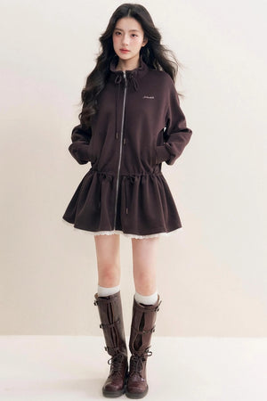 Lazy Casual Sweatshirt Dress