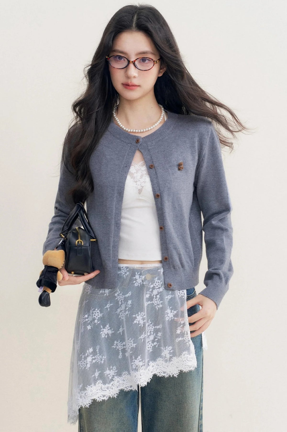 Lazy Cat Leg Jeans Set-Up