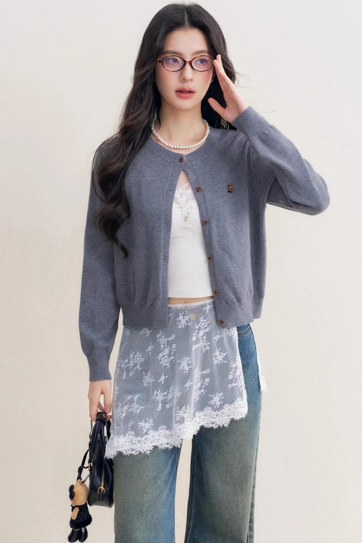 Lazy Cat Leg Jeans Set-Up