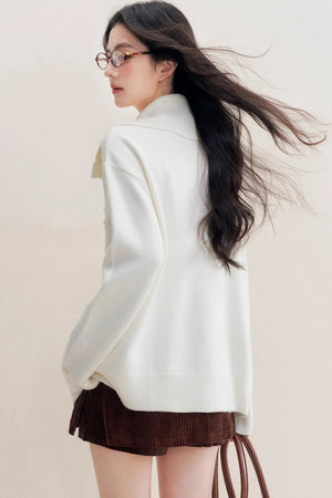 Lazy Sheep Wool Knit Cardigan