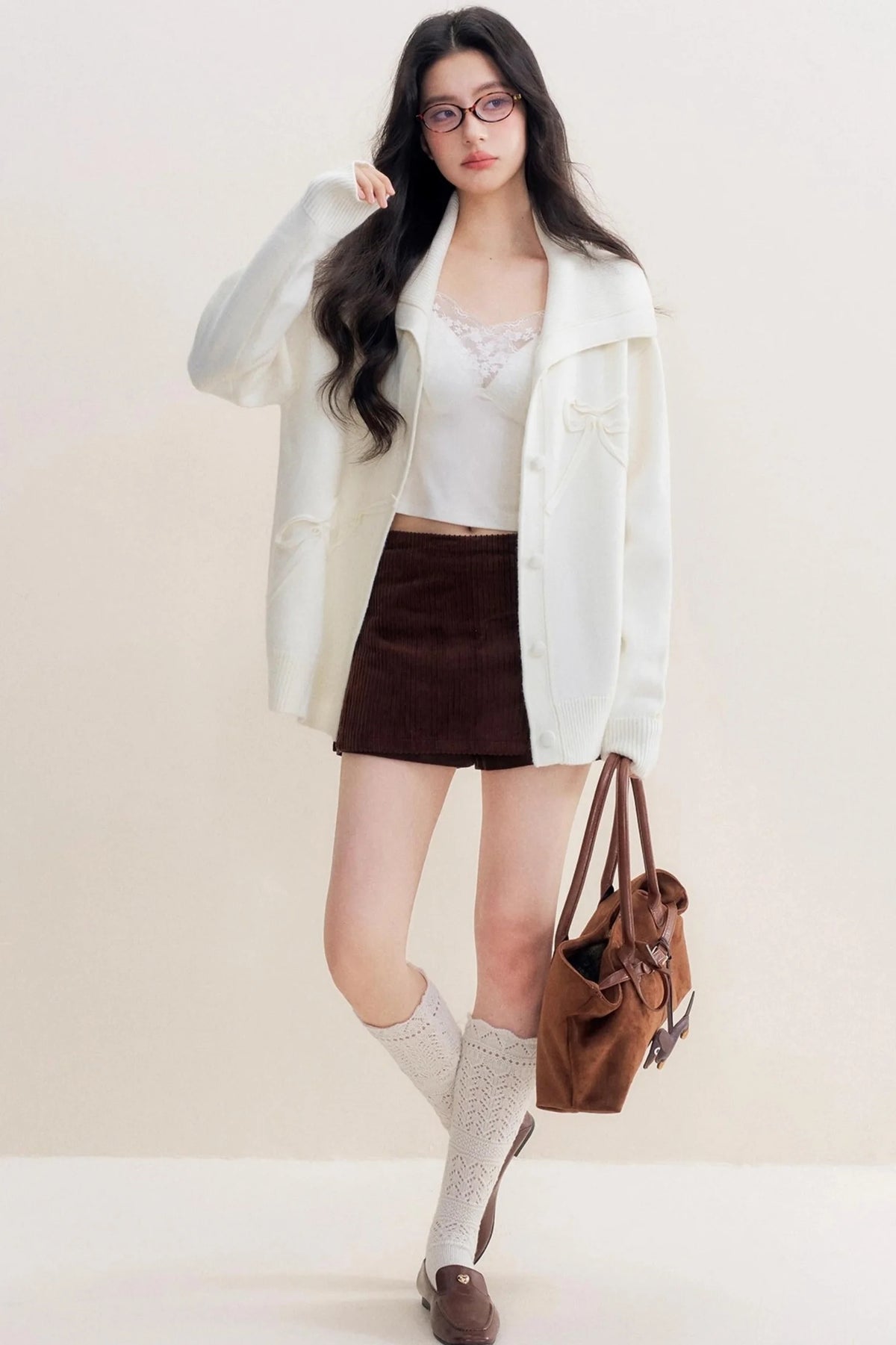 Lazy Sheep Wool Knit Cardigan