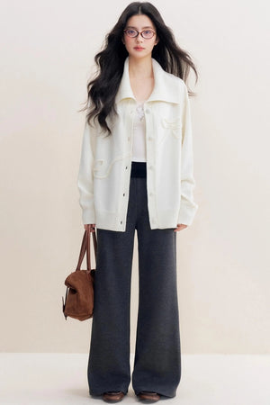 Lazy Sheep Wool Knit Cardigan