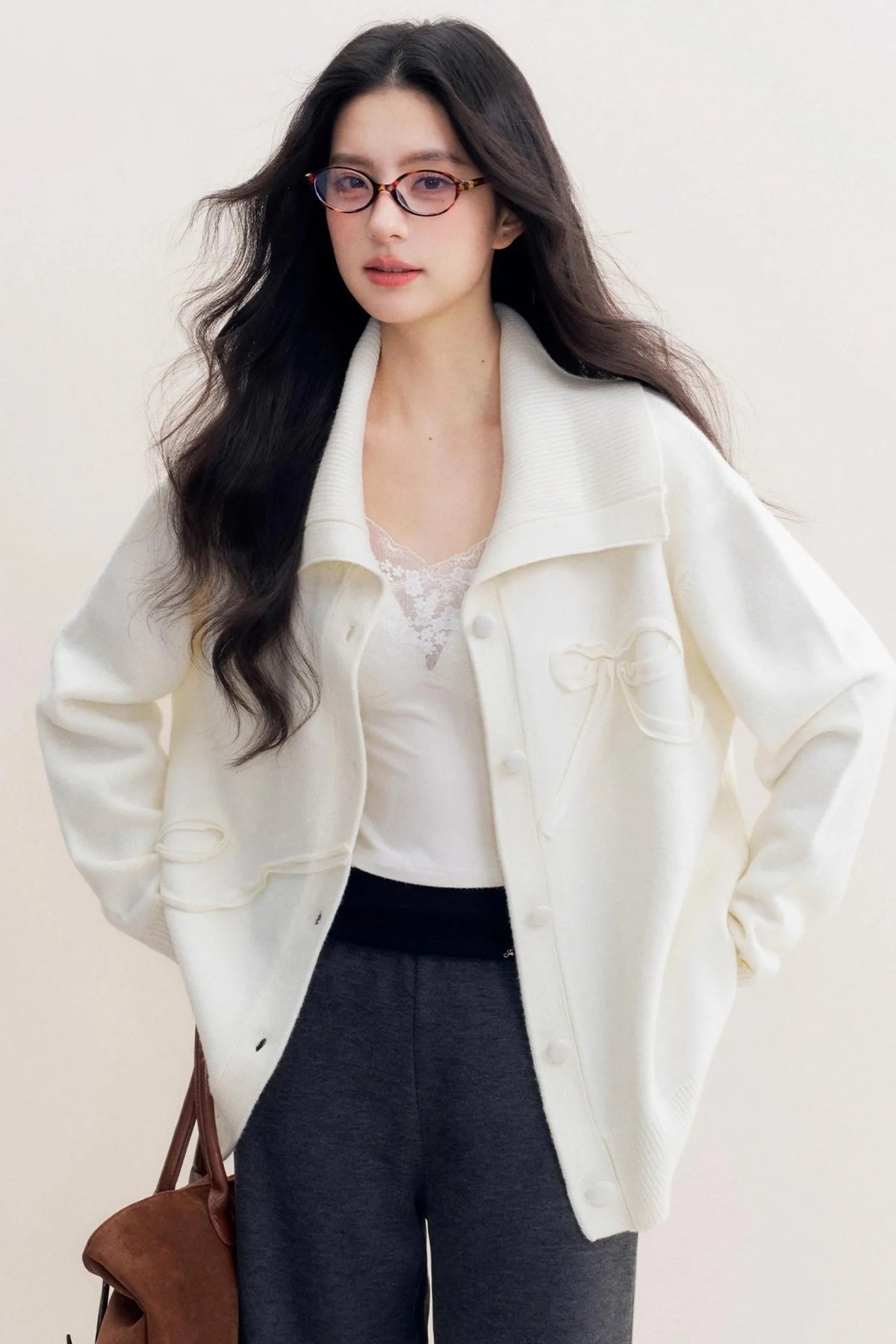 Lazy Sheep Wool Knit Cardigan