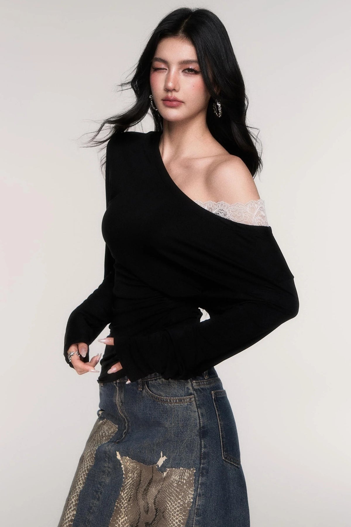 Lazy Sophisticated Lace Top
