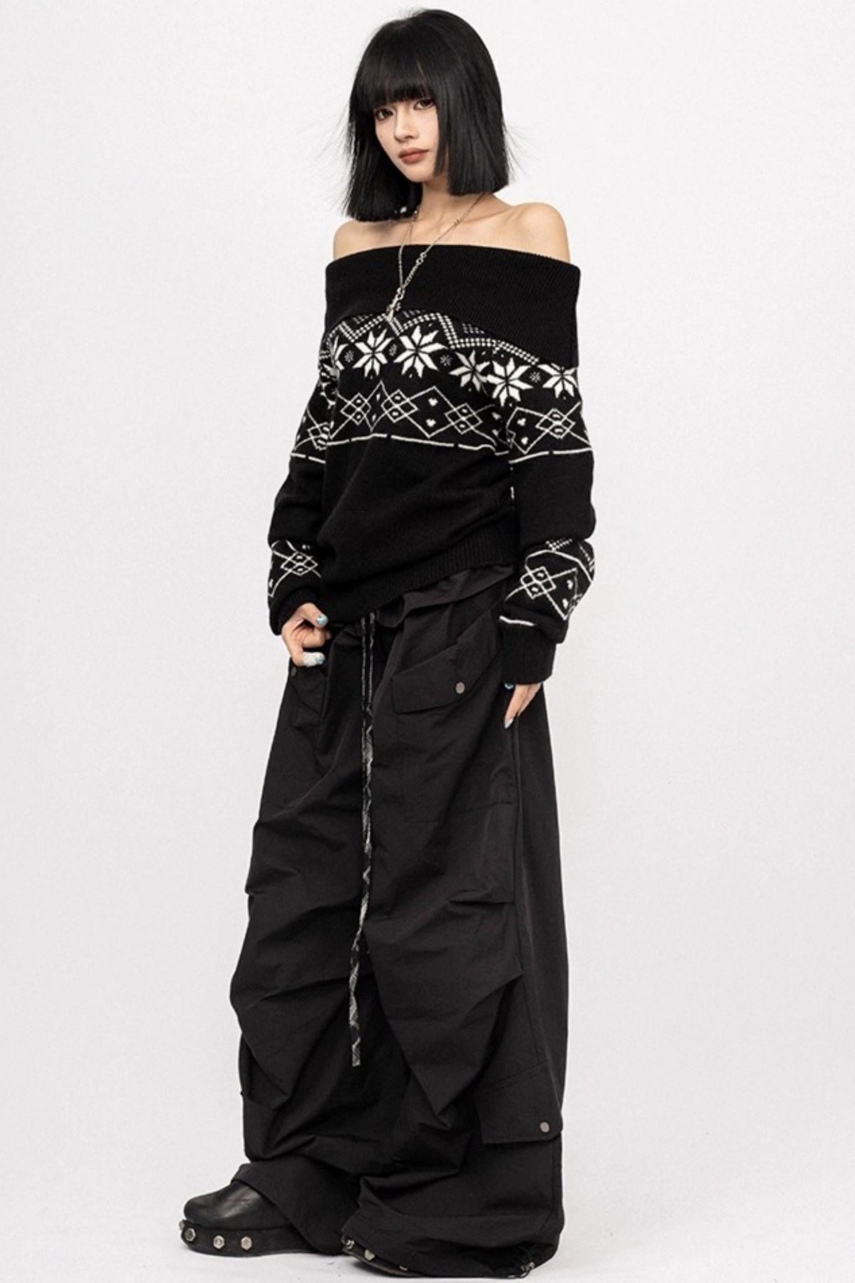 Lazy Spice Jacquard Sweater