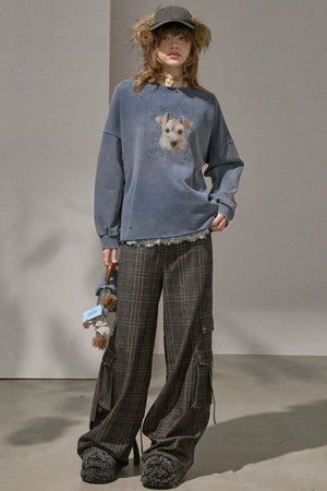 Lazy Vintage Style Pullover Top
