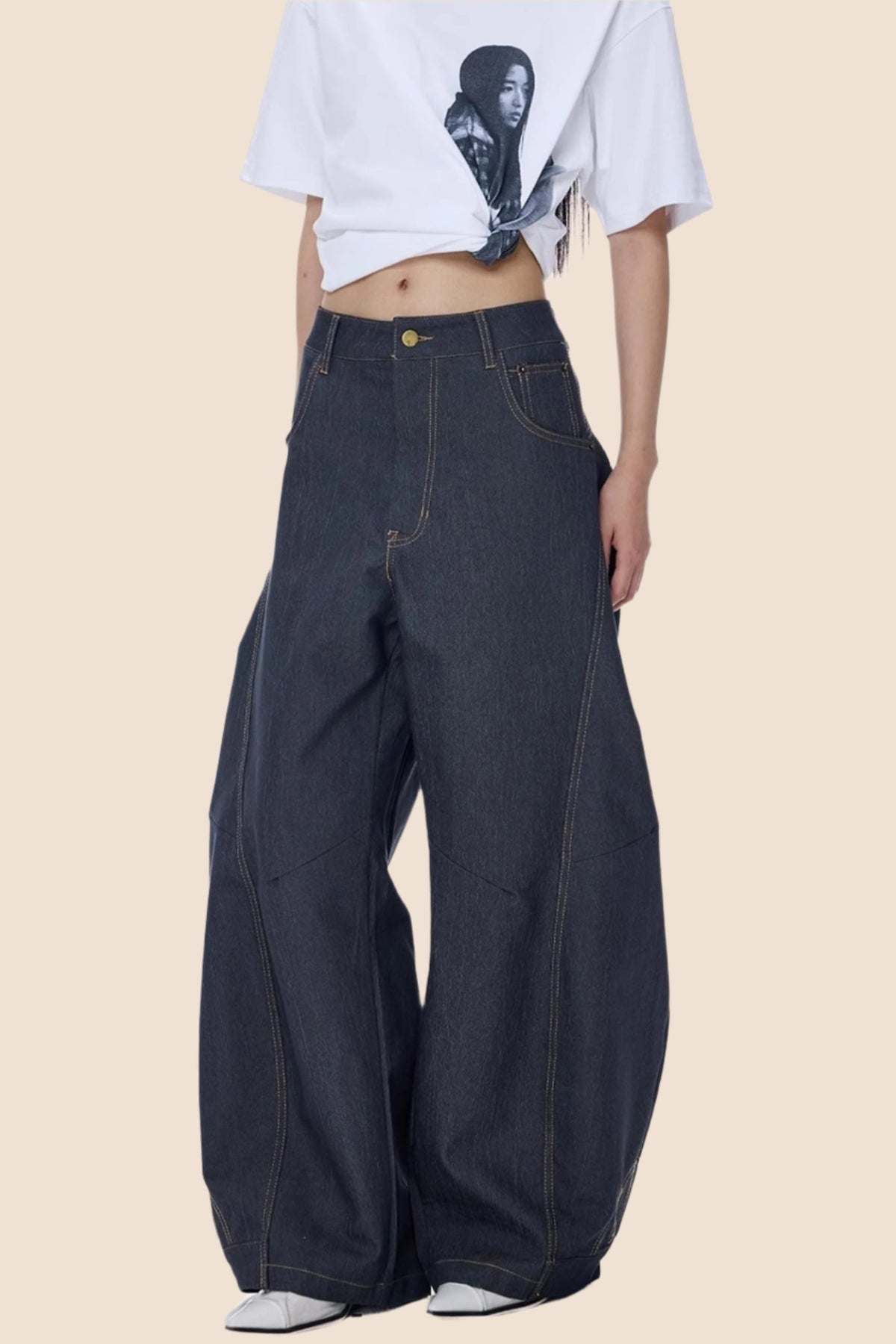 Lazy Wide-Leg Jeans