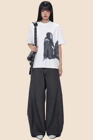 Lazy Wide-Leg Jeans