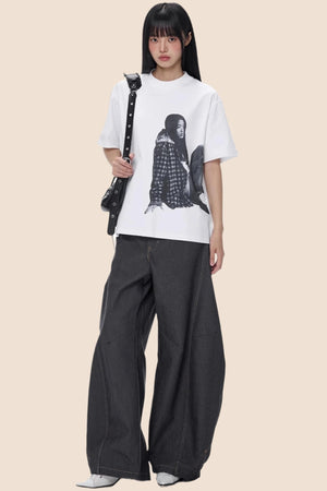 Lazy Wide-Leg Jeans