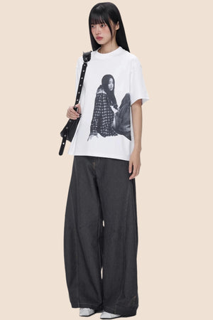 Lazy Wide-Leg Jeans