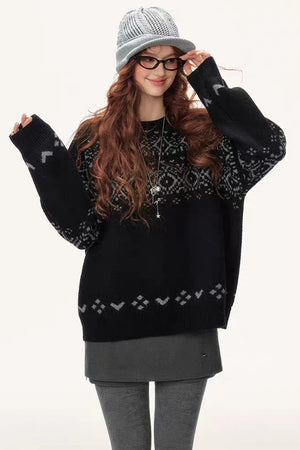 Lazy Wind Vintage Sweater Top